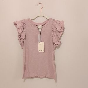 Industry Ruffle Sleeve Top - XS